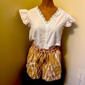 New ladies blouse and shorts